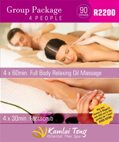 Group Package (4 Persons ) 90min.